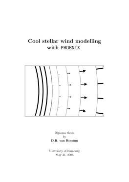 Cool Stellar Wind Modelling with PHOENIX