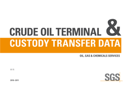 Crude Oil Terminal & Custody Transfer DATA