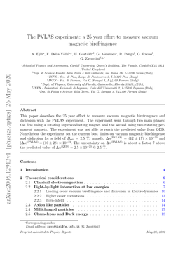 A 25 Year Effort to Measure Vacuum Magnetic Birefringence