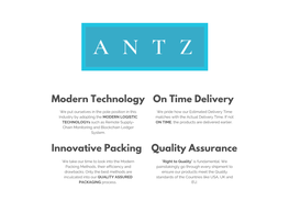 ANTZ EXIM Brochure