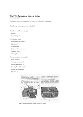 The FT-2 Panoramic Camera Guide Written by Olaf Matthes