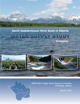 South Saskatchewan River Basin in Alberta WATER SUPPLY STUDY Summary