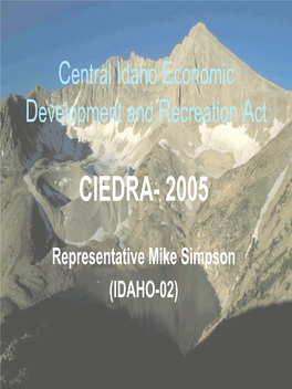 CIEDRA Presentation