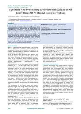 Benzyl Isatin Derivatives