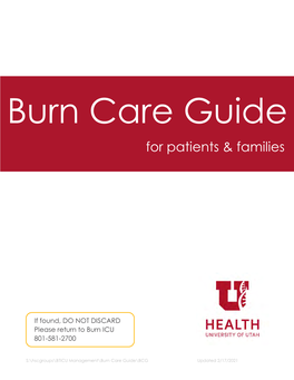 Burn Center Patient Guide