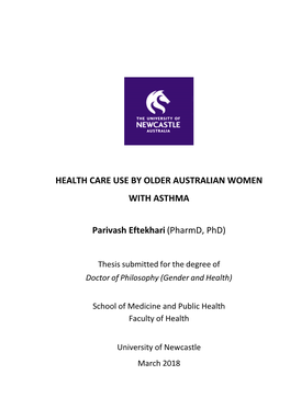 Health Care Use by Older Australian Women with Asthma