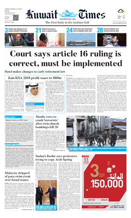 Kuwaittimes 28-1-2019.Qxp Layout 1