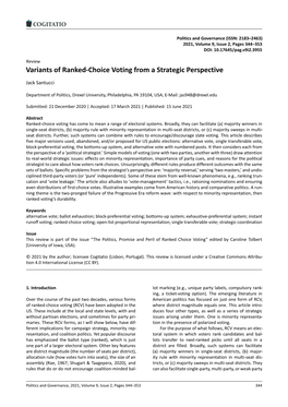 Variants of Ranked-Choice Voting from a Strategic Perspective