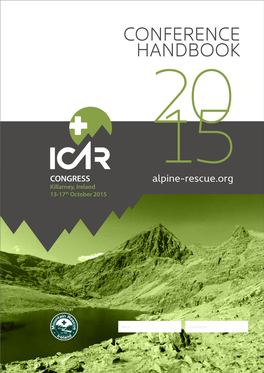 CONFERENCE HANDBOOK 20 15 Alpine-Rescue.Org