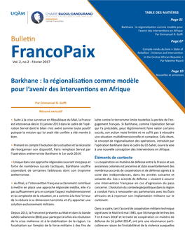 Violence and Intervention in the Central African Republic