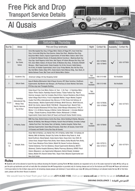 Pick and Drop-Al Qusais