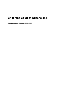 Childrens Court of Queensland Annual Report 1996-197