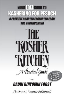 KASHERING for PESACH © Copyright 2009, by MESORAH PUBLICATIONS, Ltd