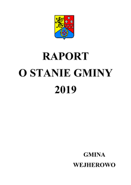 Raport O Stanie Gminy 2019
