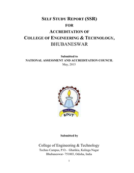 Accreditation of College of Engineering & Technology, Bhubaneswar