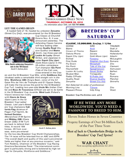 Breeders' Cup Saturday