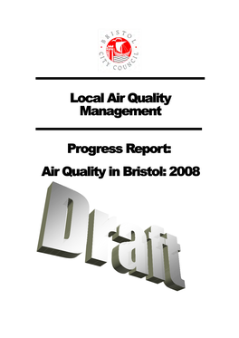 Progress Report Air Quality in Bristol 2008