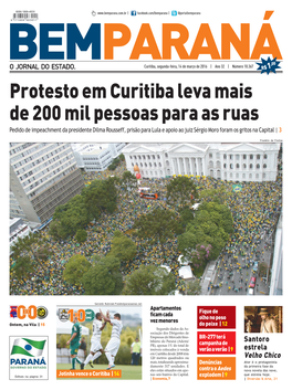 Protesto Em Curitiba Leva Mais De 200 Mil Pessoas Para As Ruas