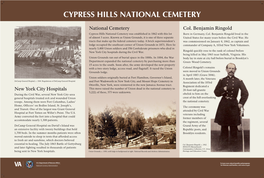 Cypress Hills National Cemetery – Col