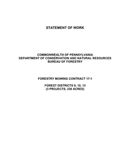 Statement of Work