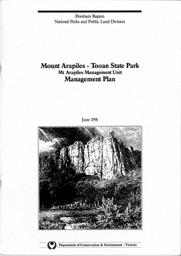 Mount Arapiles-Tooan State Park Is Approved for Implementation