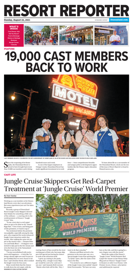 Jungle Cruise Skippers Get Red-Carpet Treatment at ‘Jungle Cruise’ World Premier