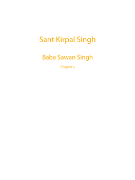 Sant Kirpal Singh