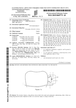 WO 2015/069773 Al 14 May 2015 (14.05.2015) P O P C T