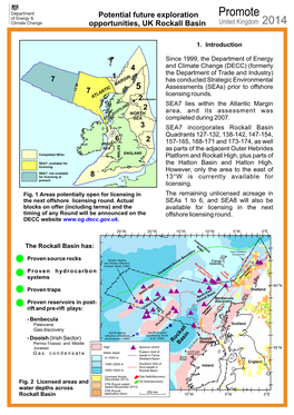 Rockall Basin United Kingdom 2014