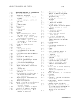 Class 73 Measuring and Testing 73 - 1