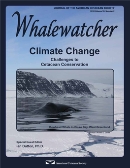 Climate Change Challenges to Cetacean Conservation