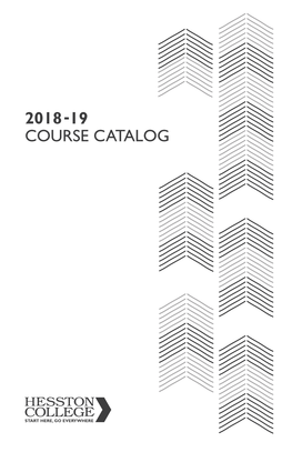 2018-19 Course Catalog