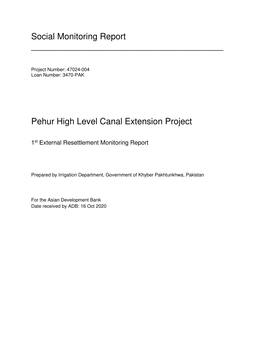 Pehur High Level Canal Extension Project