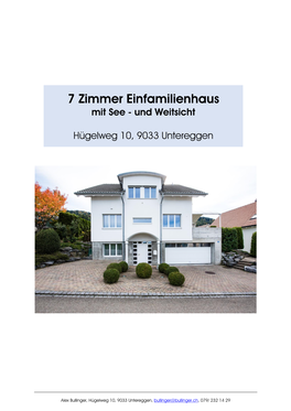 7 Zimmer Einfamilienhaus Mit See - Und Weitsicht