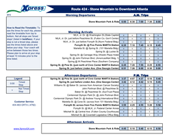 Route 424 - Stone Mountain to Downtown Atlanta