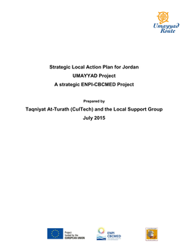 Strategic Local Action Plan for Jordan UMAYYAD Project a Strategic ENPI-CBCMED Project