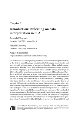 Reflecting on Data Interpretation In