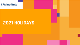 2021 HOLIDAYS Belgium Public Holidays