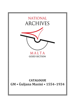 Catalogue Ġuljana Masini