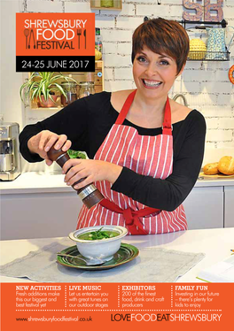 Lovefoodeatshrewsbury 24-25 June 2017