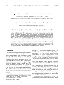 Atmospheric Temperature Measurement Biases on the Antarctic Plateau