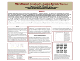 Microfilament-Eruption Mechanism for Solar Spicules