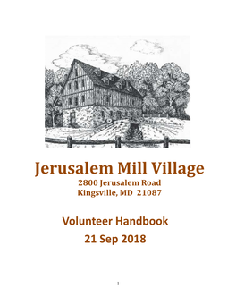 FOJM Volunteer Handbook