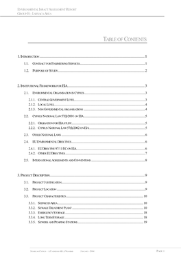 Table of Contents