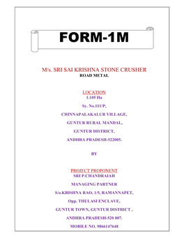 Annexure-District Survey Report