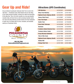 To View an Online Version of Our Pocahontas County Motorcycle