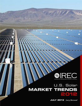 IREC U.S. Solar Market Trends 2012