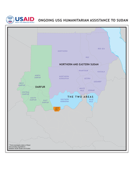 Sudan Program Map 11/15/2012