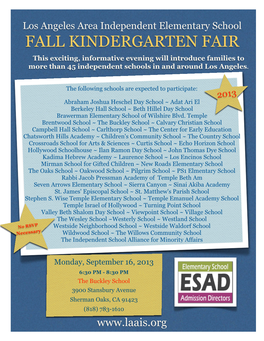 ESAD Fall 2013 K Fair Flyer