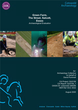 Green Farm, the Street, Salcott, Essex Archaeological Evaluation
